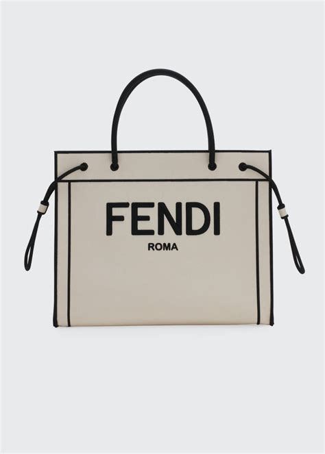 large fendi roma shopper|Fendi mini tote bag.